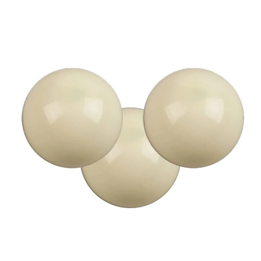 Bola Billar Blanca Magnética Económica 57.2mm 3 Unidades