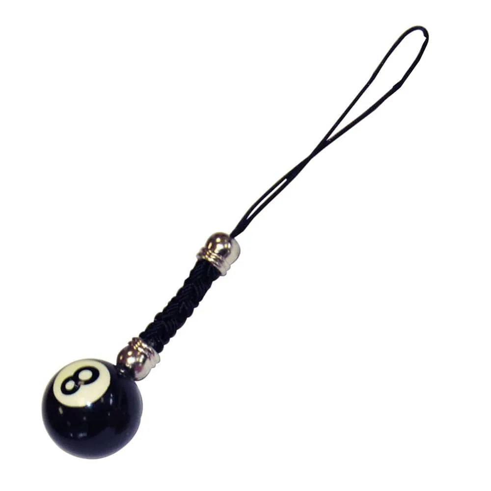 Llavero elegante bola billar número 8