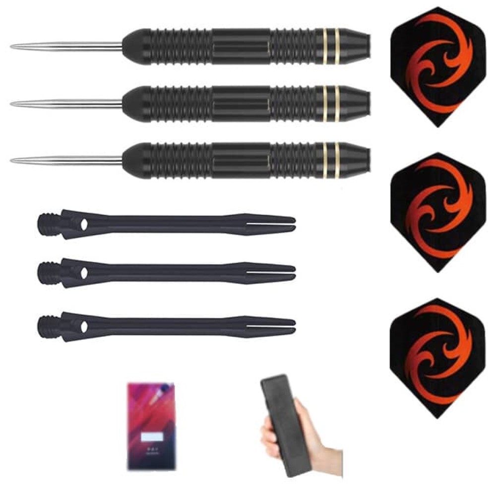 Juego Dardos Gildarts Thrilling Latón Negro 20g