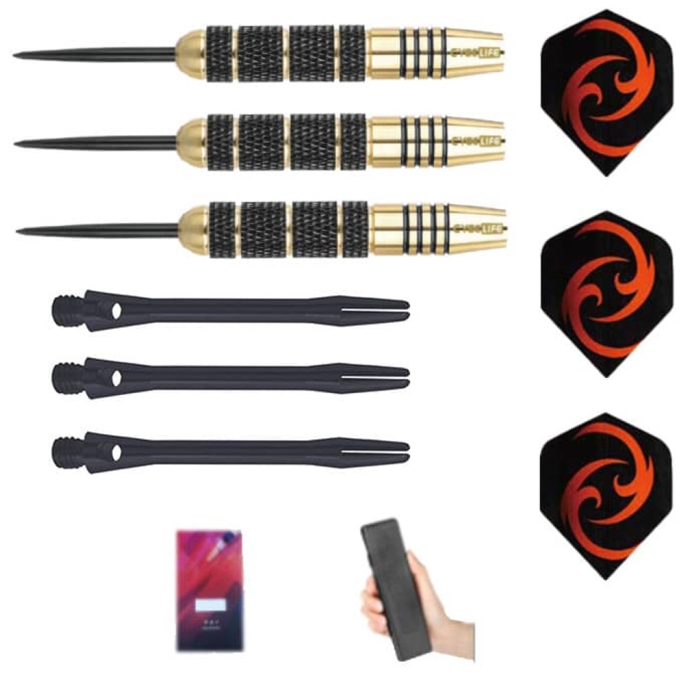 Juego Dardos Gildarts Nebula Laton Punta Metal 22g