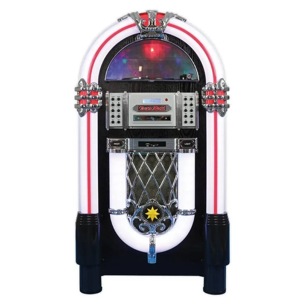 JUKE BOX DENVER VINILE RADIO AM/FM, CD, USB/SD, MP3, BLUETOOTH