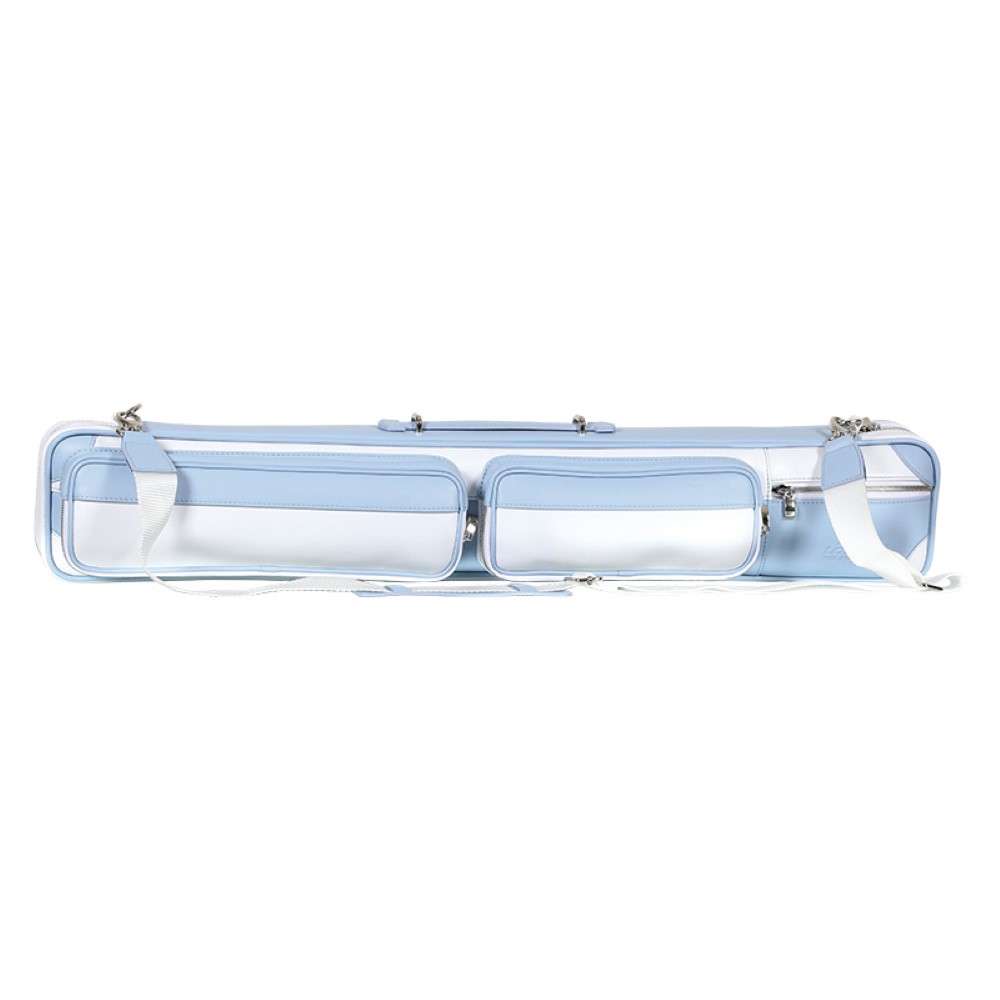 Funda Taco Billar Longoni Giotto Solcevita 4P 8F Blanca Azul