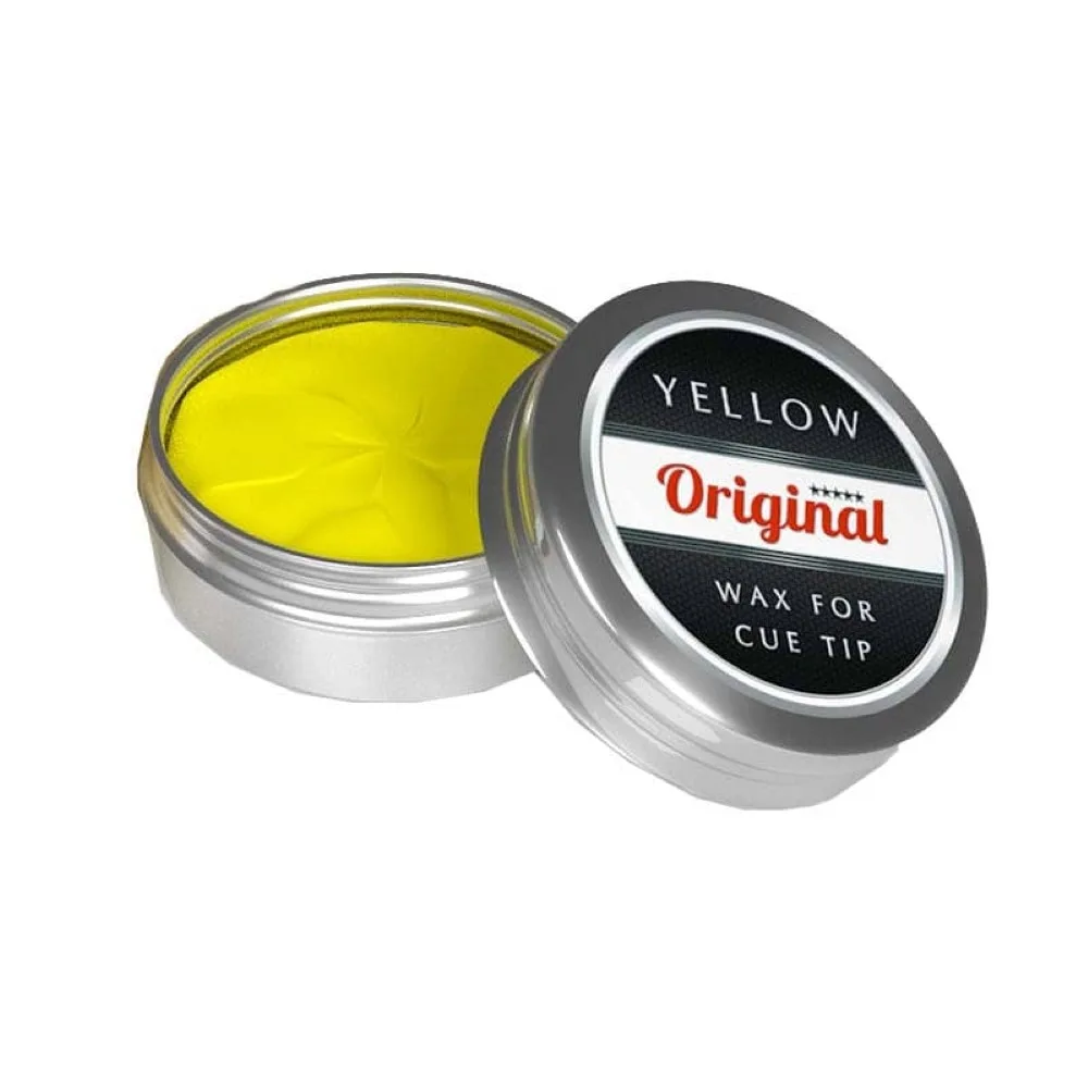 Original Yellow Wax For Tips Cera Lipiadora Flecha Taco Billar