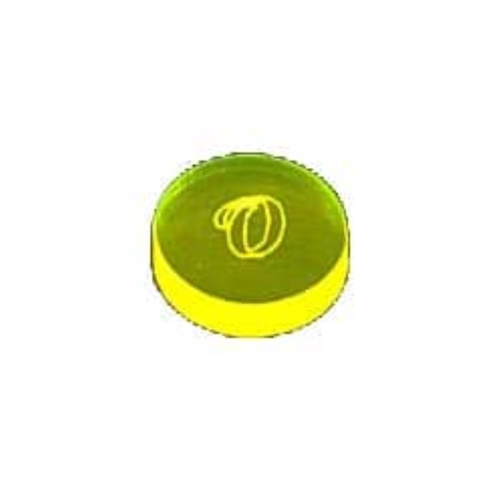 Soleta Original Acrylip Disk 13.7mm 3mm Yellow