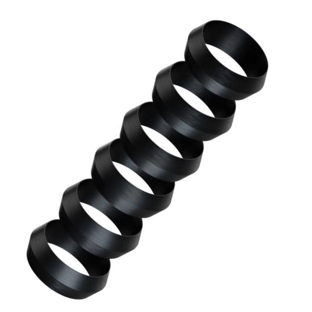 Pyramid RIng Harrows Darts Anillos Dardos Negros 6 unidades