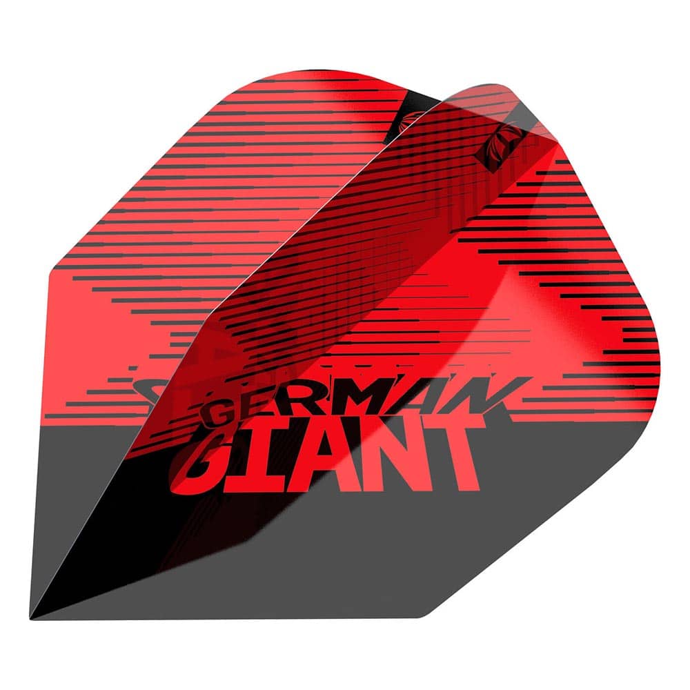 Plumas Target Gabriel Clemens Brass No6 Shape Red