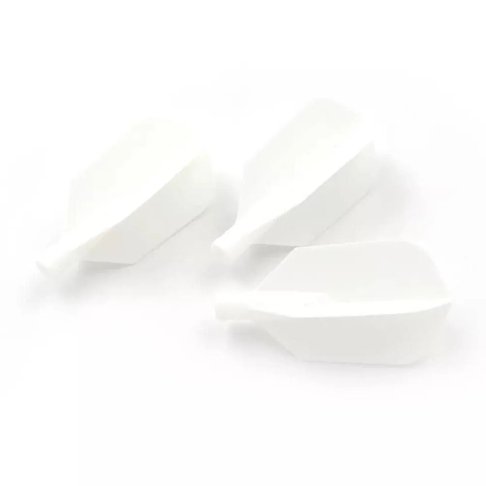  Plumas Flights Darts Cuesoul Tero AK4 Blanca Slim 