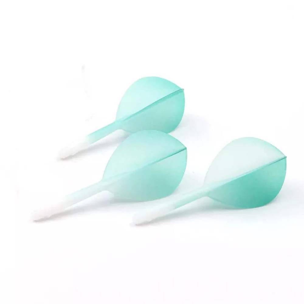 Ailettes Flights Dards Cuesoul Tero AK5 Gradation Dark Green Teardrop L