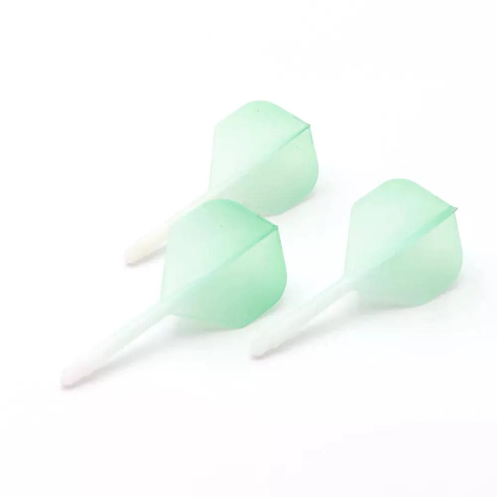 Ailettes Flights Fléchettes Cuesoul Tero AK5 Gradation Light Green Standard L