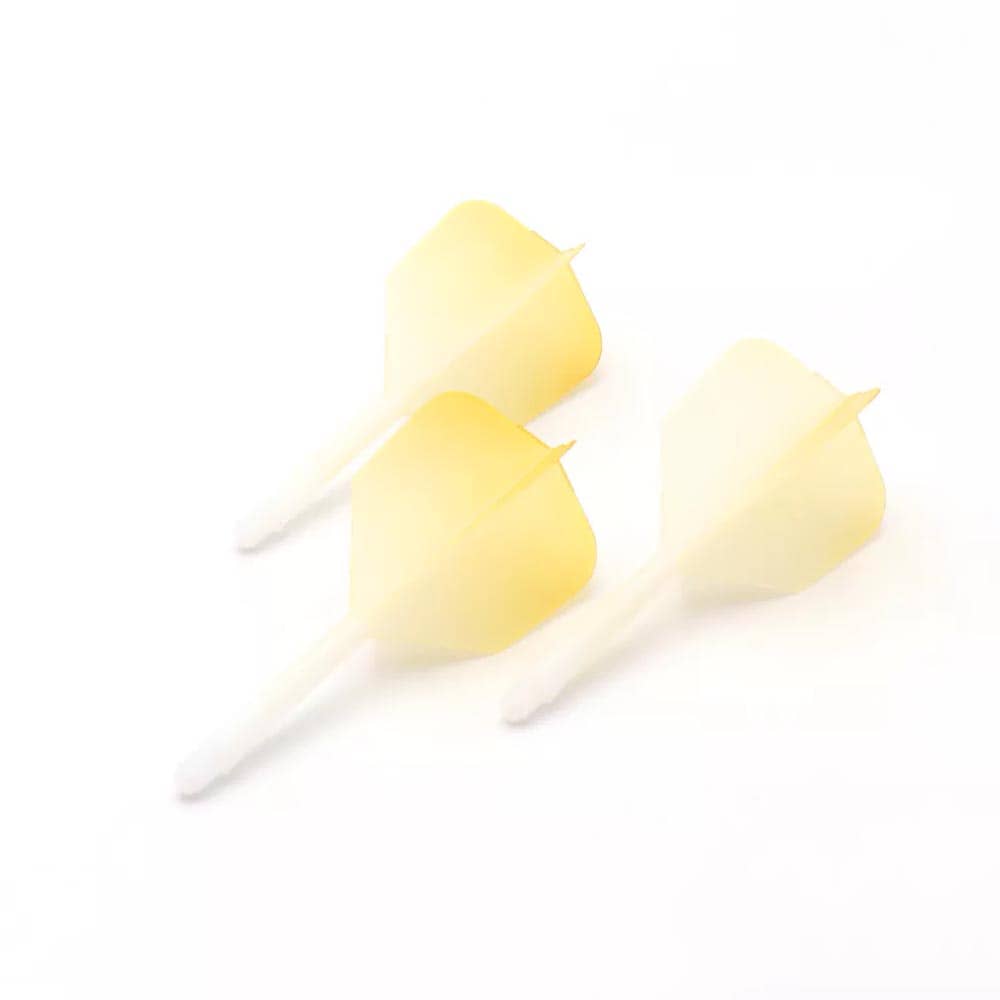  Plumas Flights Darts Cuesoul Tero AK5 Gradation Amarillo Shape S 