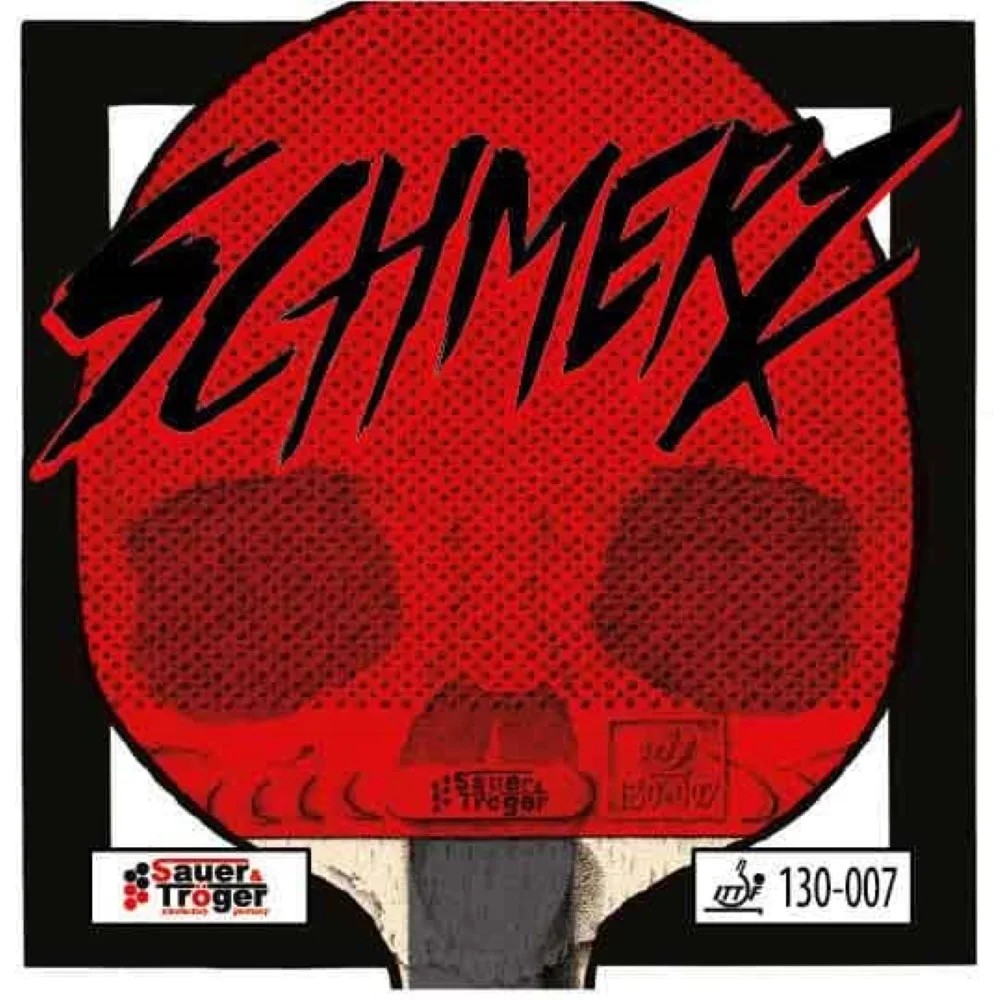 Goma Para Pala Ping Pong Sauer Troger Schmerz Rojo OX