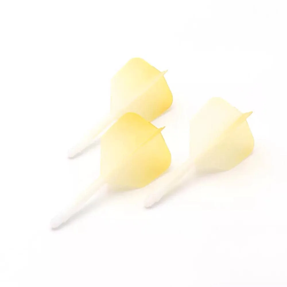  Plumas Flights Darts Cuesoul Tero AK5 Gradation Amarillo Shape M 