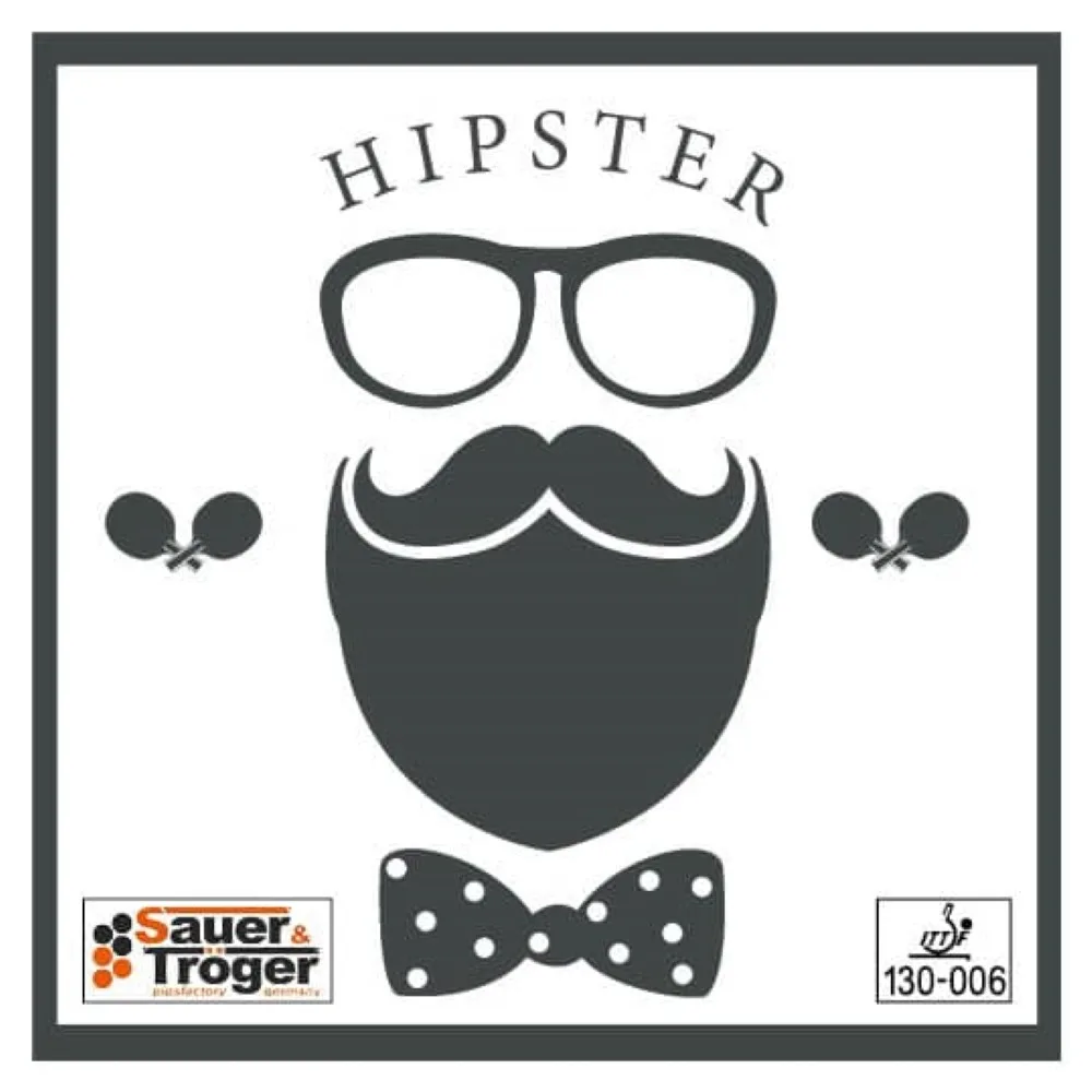 Goma Para Pala Ping Pong Sauer Troger Hipster Roja 1.5mm