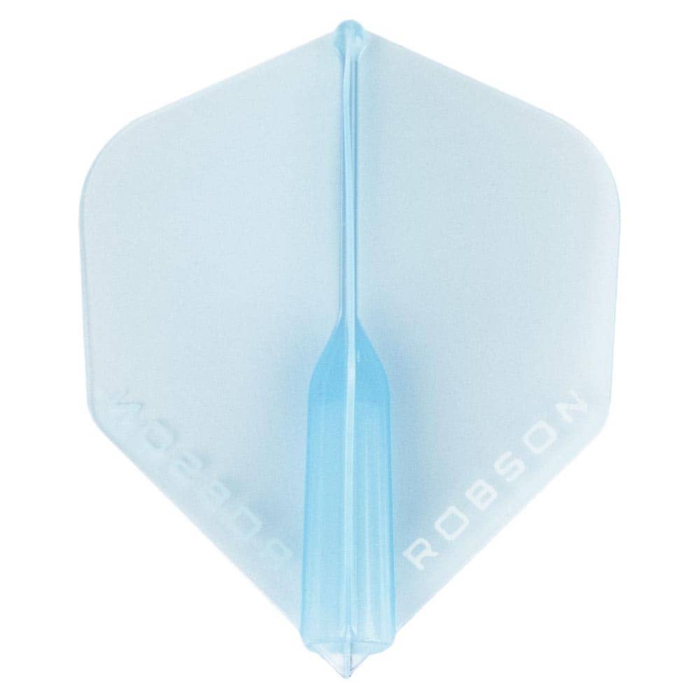 Pluma Bulls Darts Robson Crystal Estandar Azul Transparente