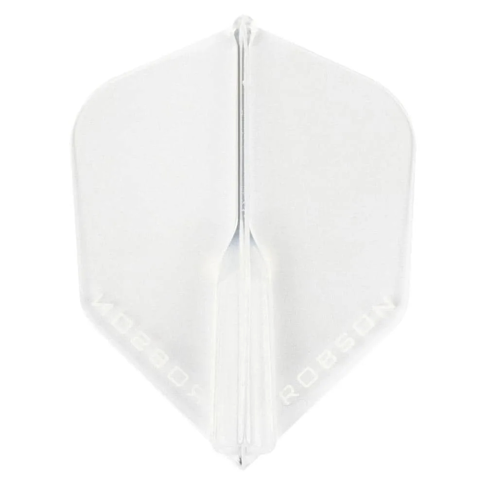 Pluma Bulls Darts Robson Crystal Estandar Small Transparente