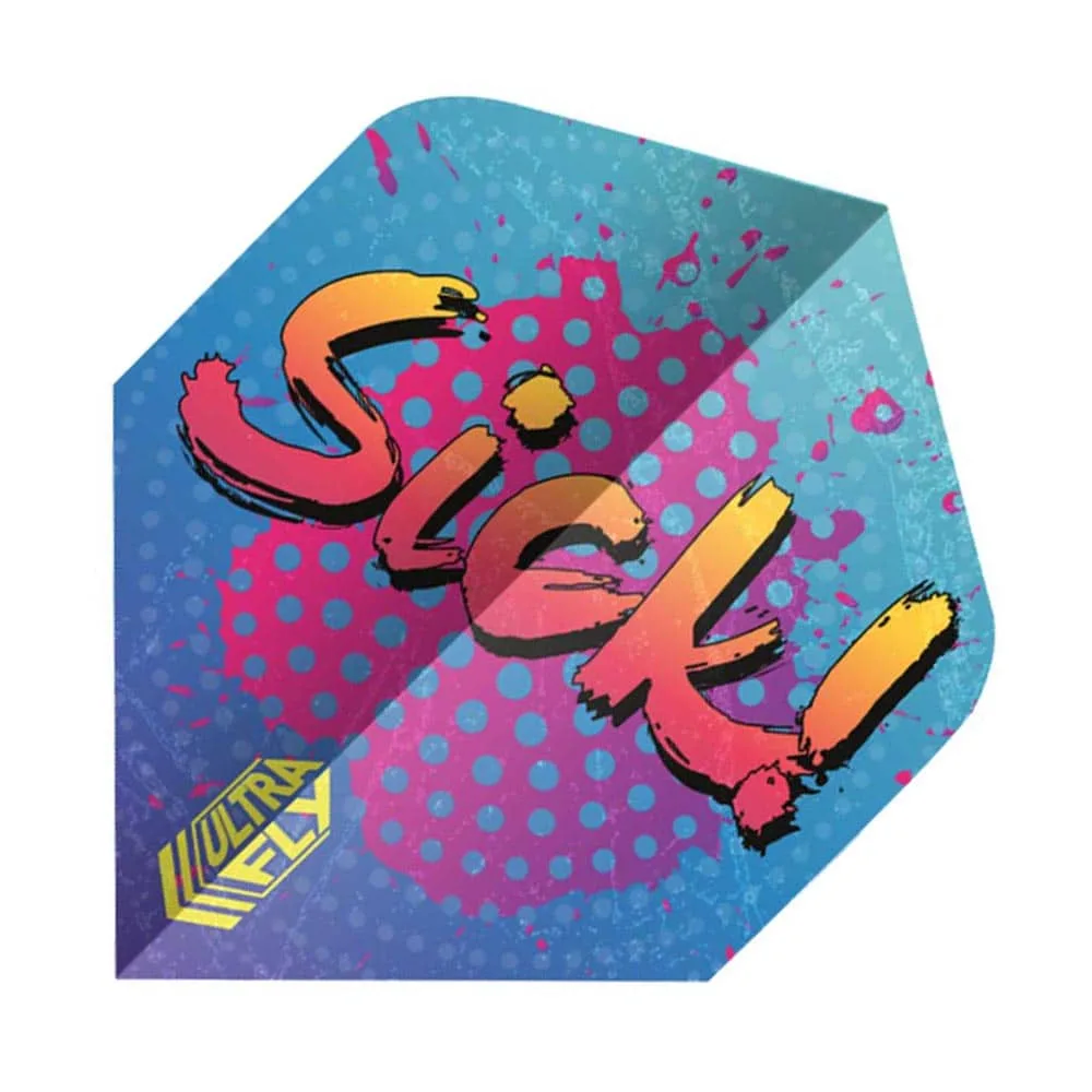 Plumas Unicorn Darts Ultrafly 100 Sick Graffiti Std 