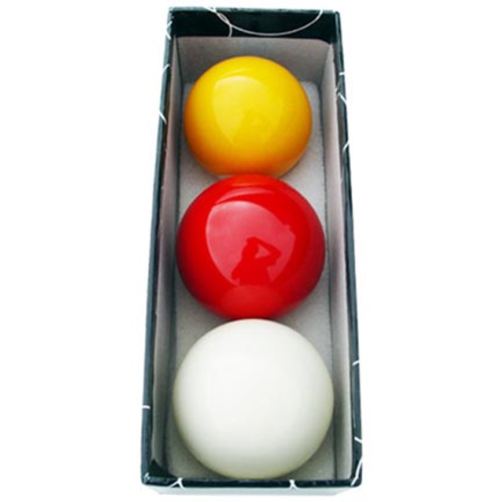 Juego Bolas Billar Carambolas Tricolor 61.5mm
