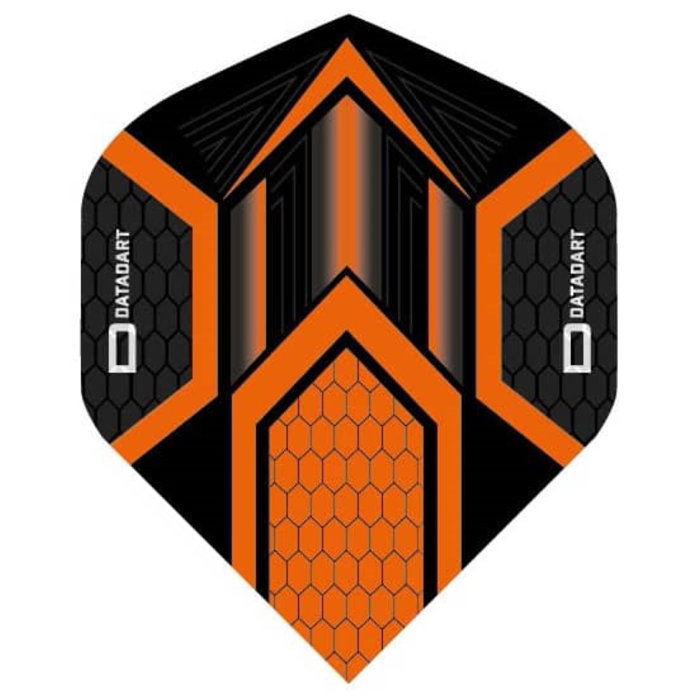 Pluma Dardos Datadart HEX Flight Black/Orange