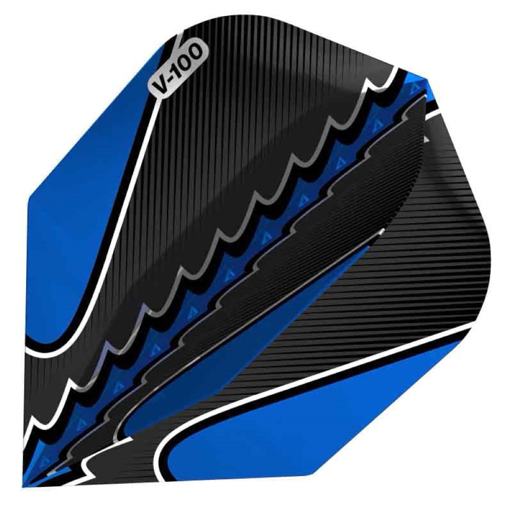 Pluma Dardos Viper Flights Black Flux Standard Blue 
