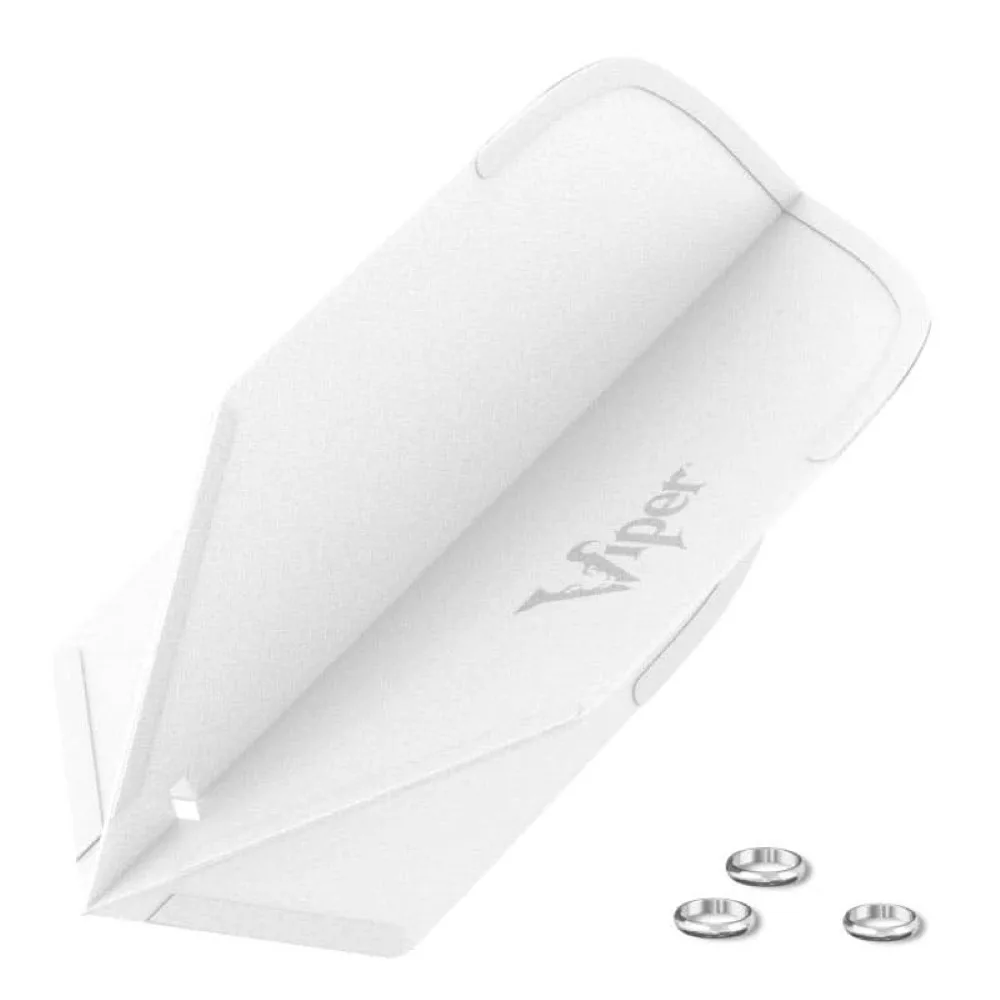 Pluma Dardos Viper Cool Flights Slim White 