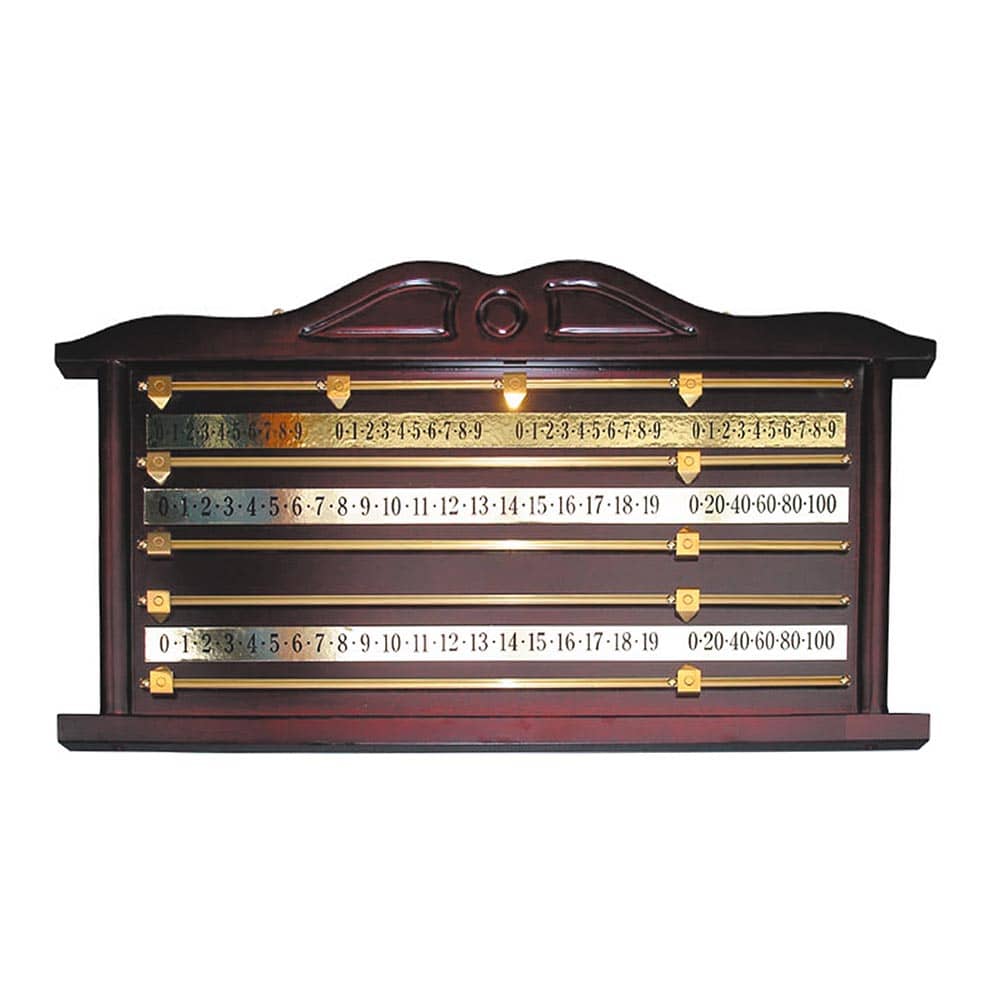 Marcador Billar Snooker Caoba