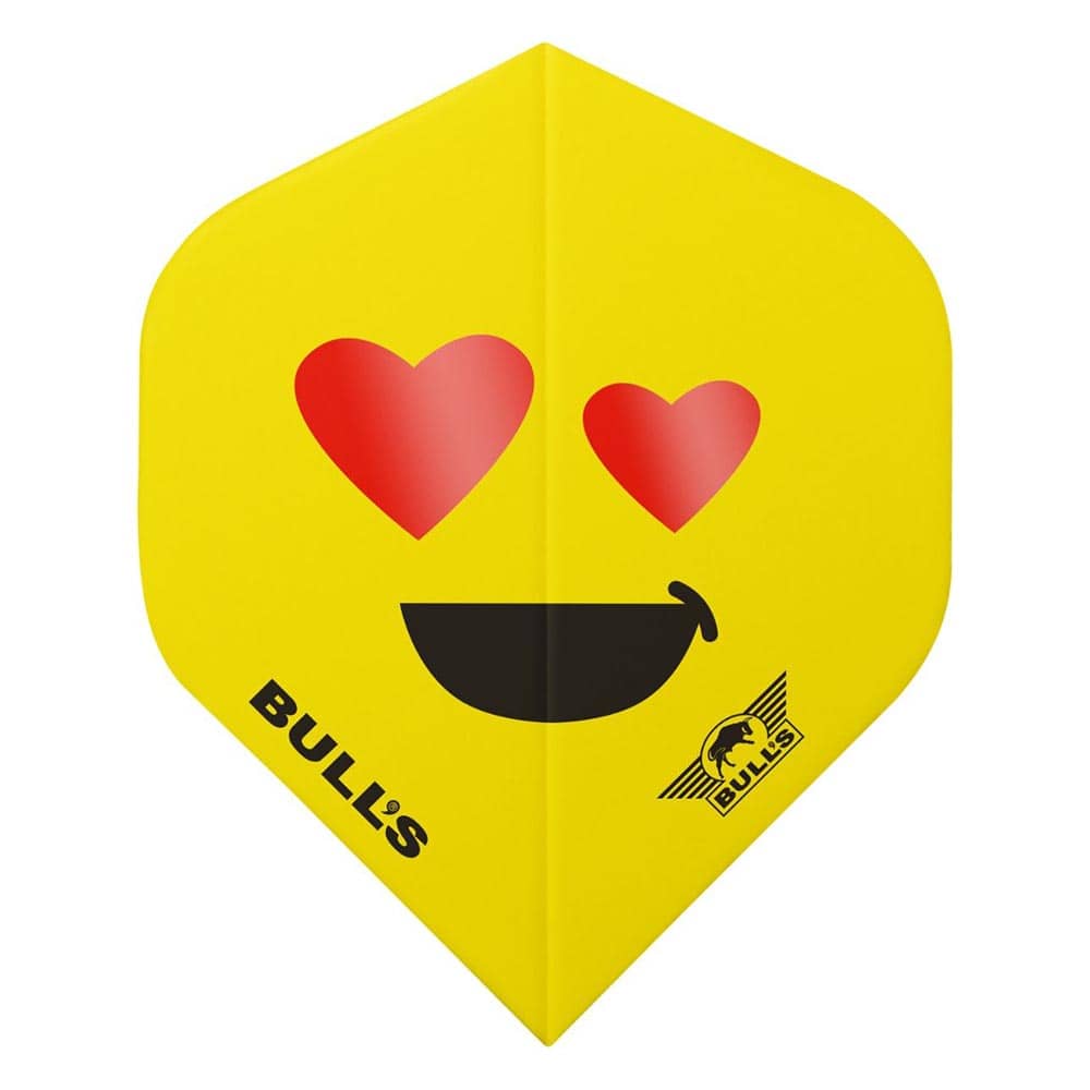  Plumas Bulls Darts Smiley 100 Heart-eyes Standard 