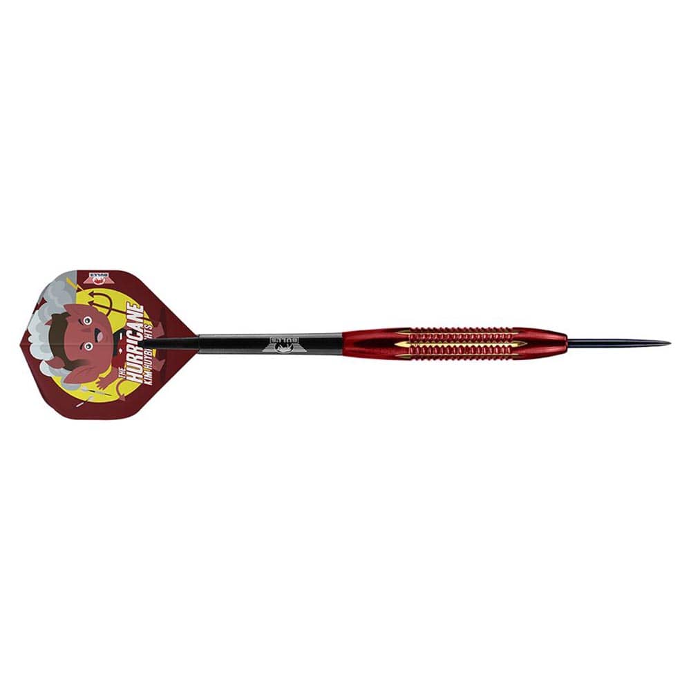  Dardos Bulls Darts Kim Huybrechts Hurricane Shell Latón revestido 21gr 
