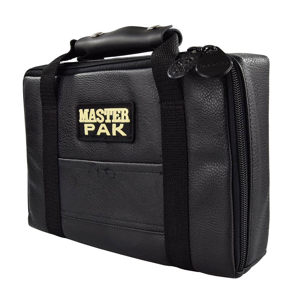 Funda Dardos Master Pak Leather Edition Cuero Negro