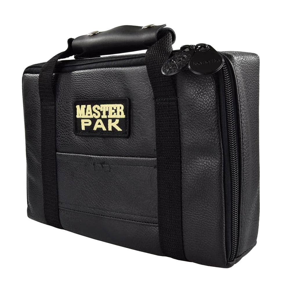 Funda Dardos Master Pak Leather Edition Cuero Negro