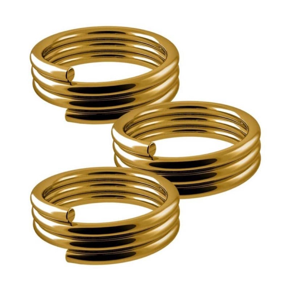 Muelles 3 Unidades Dorado Stem Grip Springs