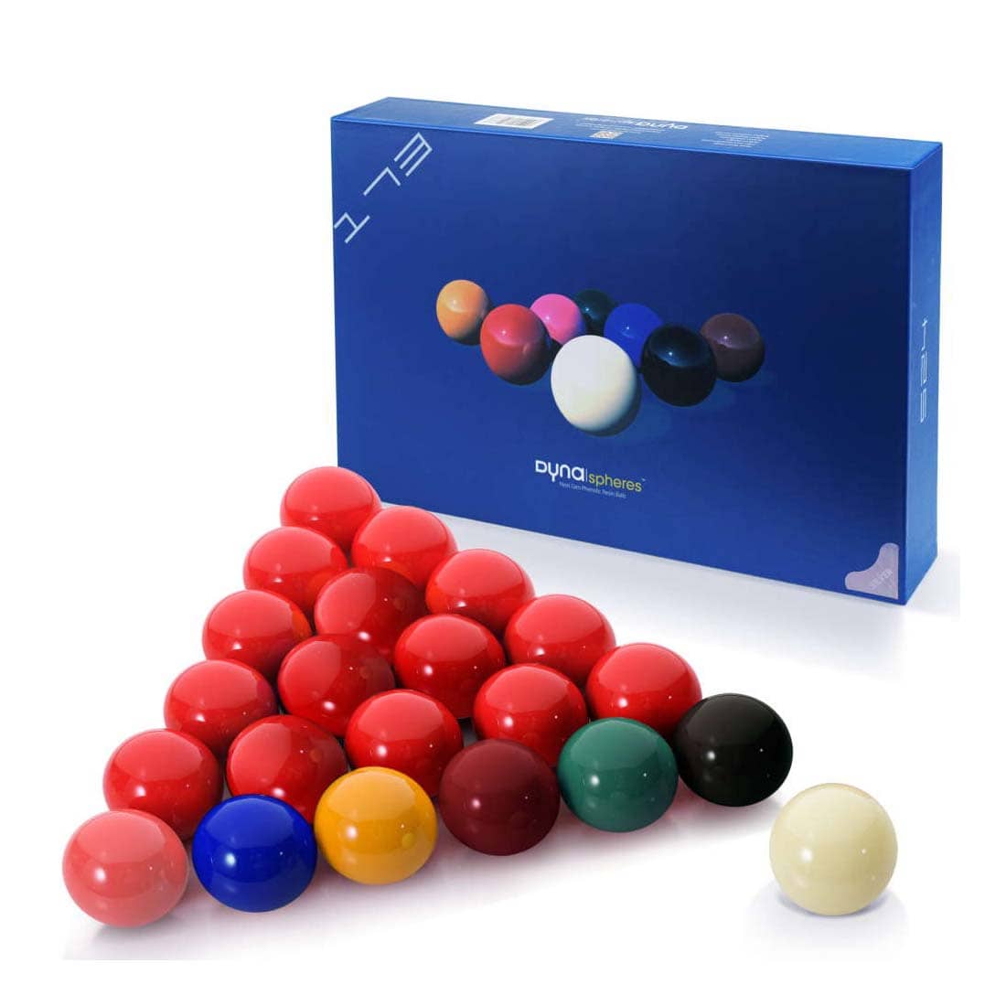 Dynaspheres Silver 524 snooker ballen set