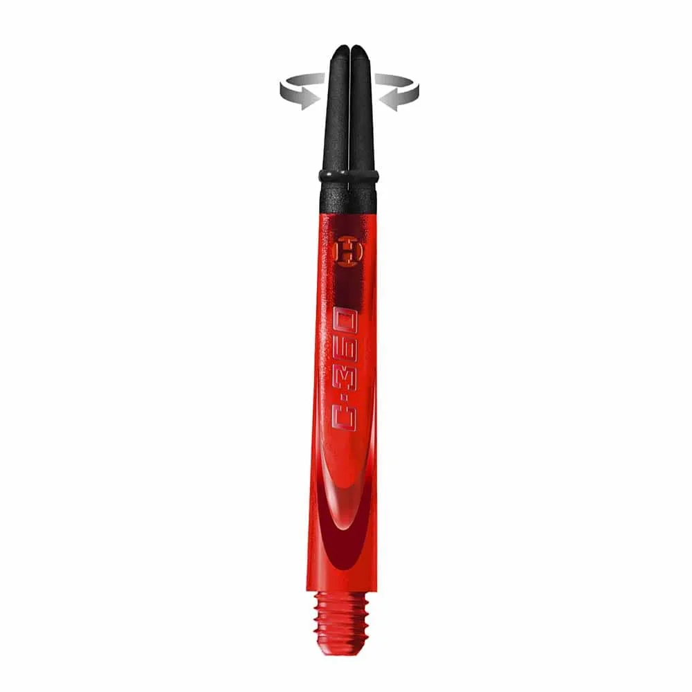 Cañas Harrows Darts Carbon 360 Midi 42mm Rojo