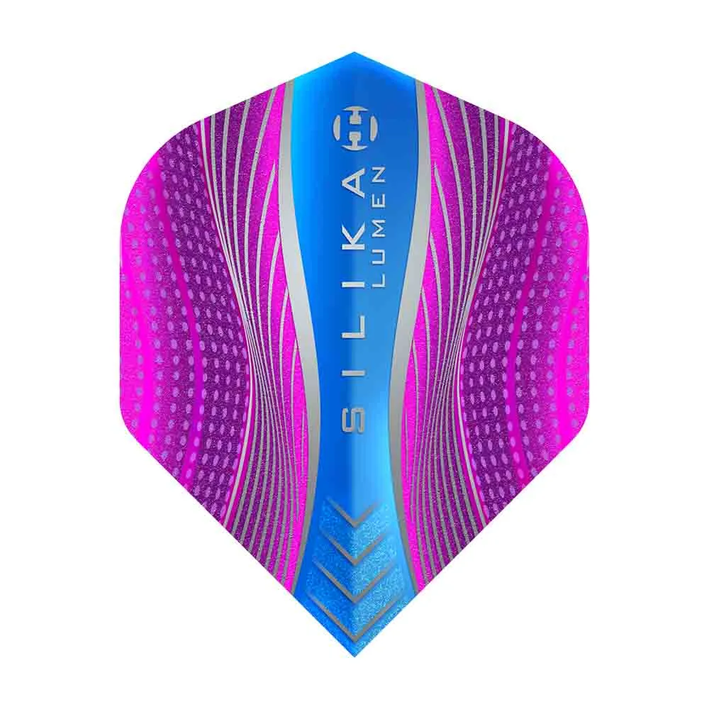 Plumas Harrows Darts Silika Lumen n6 Shape 5119 Aqua Pink