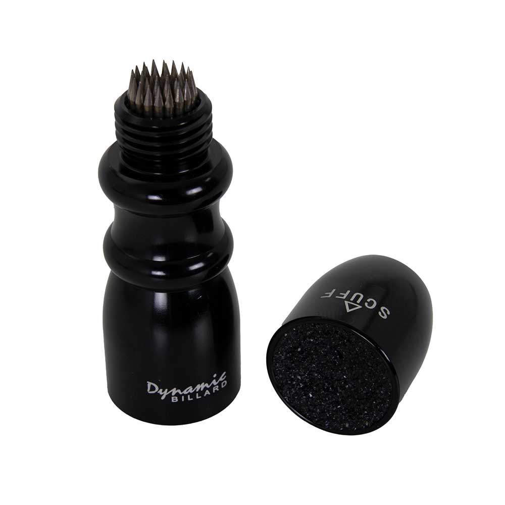 Herramiento Soleta Taco Cue Tip Tool Scuff And Tapper Black