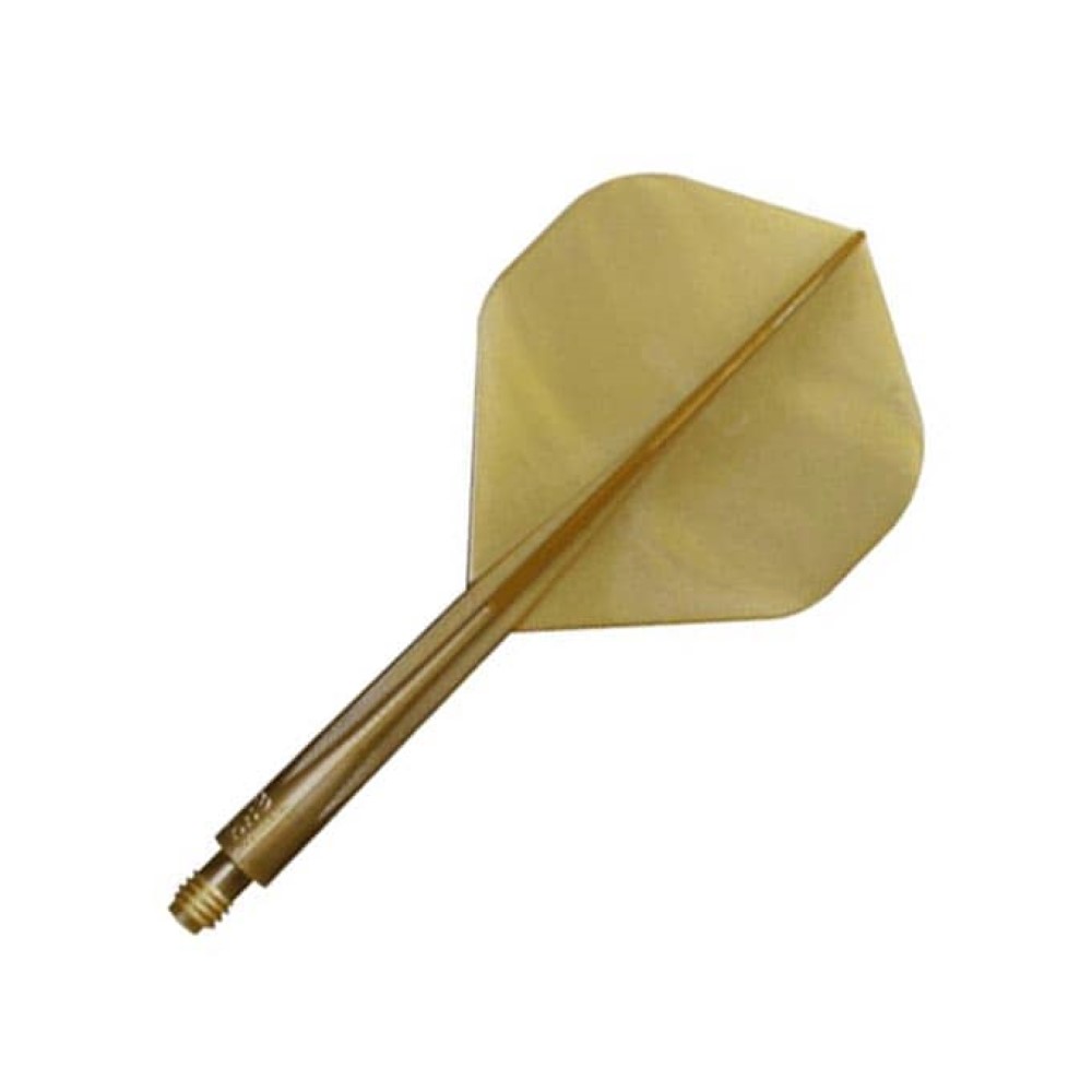 Plumas Condor Axe Standard Metallic Gold M 27.5mm 3 Uds.
