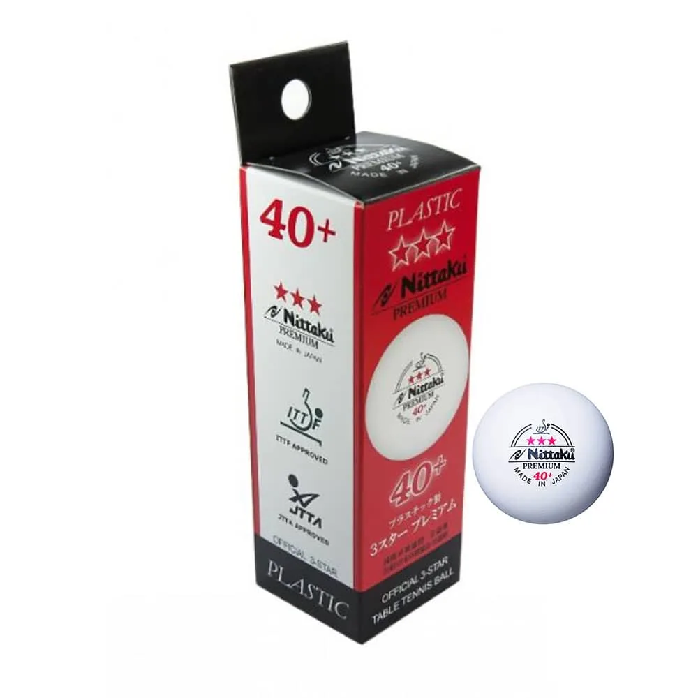 Bola Ping Pong Nittaku Premium 40 + *** 3 unit.