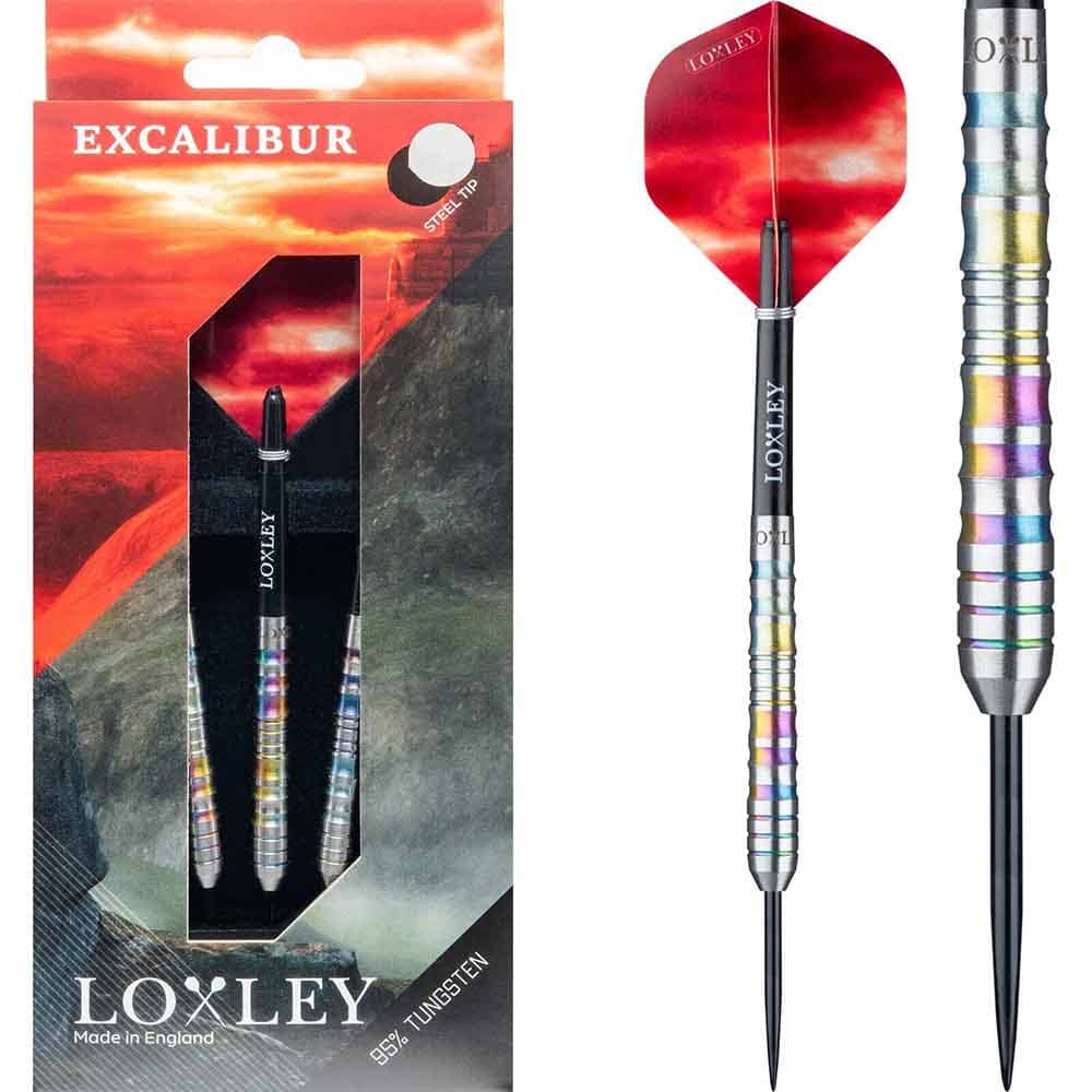 Dardos Loxley Darts Excalibur 22g 90% Punta Acero
