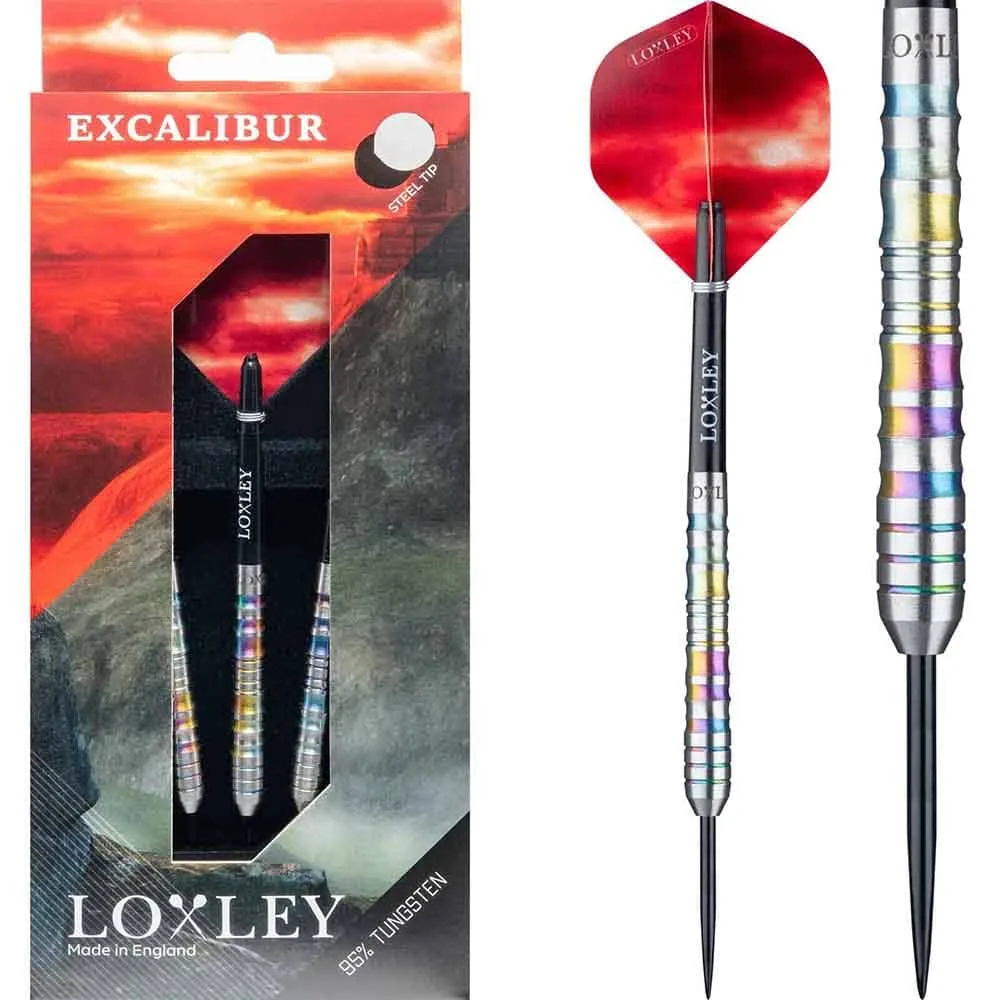 Dardos Loxley Darts Excalibur 24g 90% Punta Acero