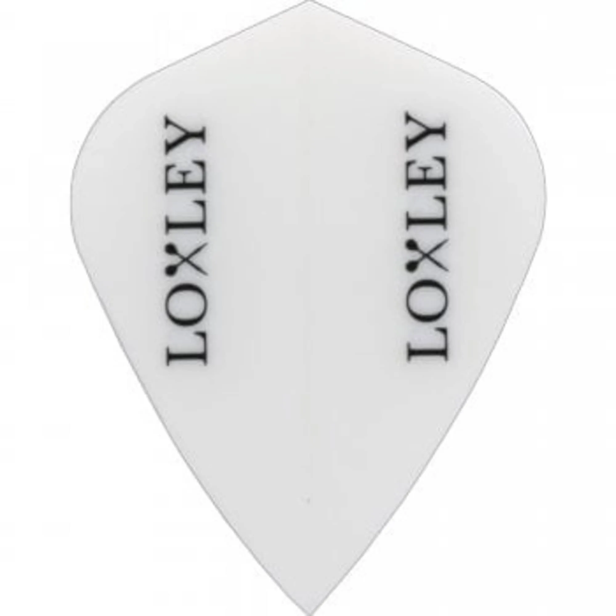 Plumas Loxley  Darts Blanca Logo Kite