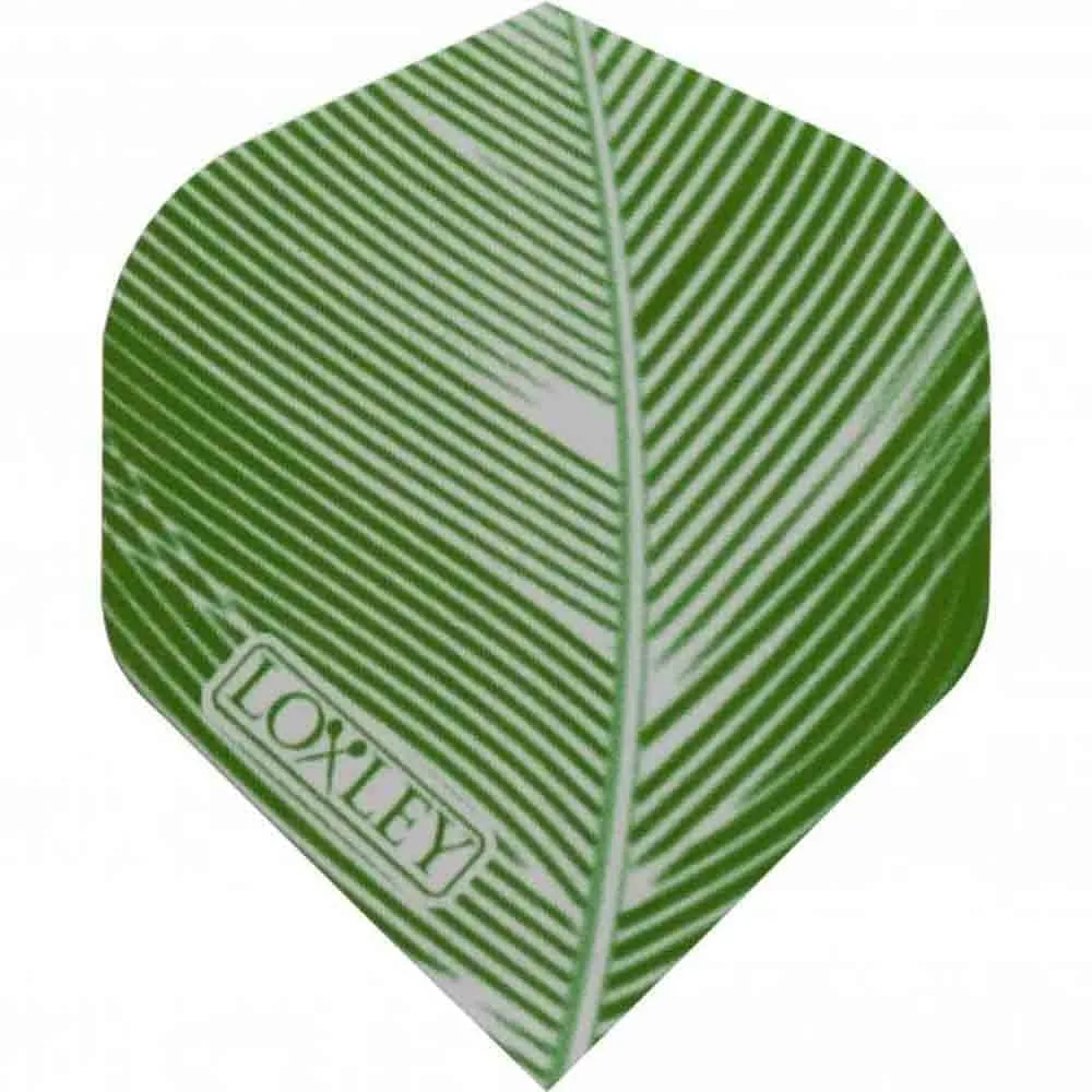 Plumas Loxley Darts Feather Verde Estandar no2