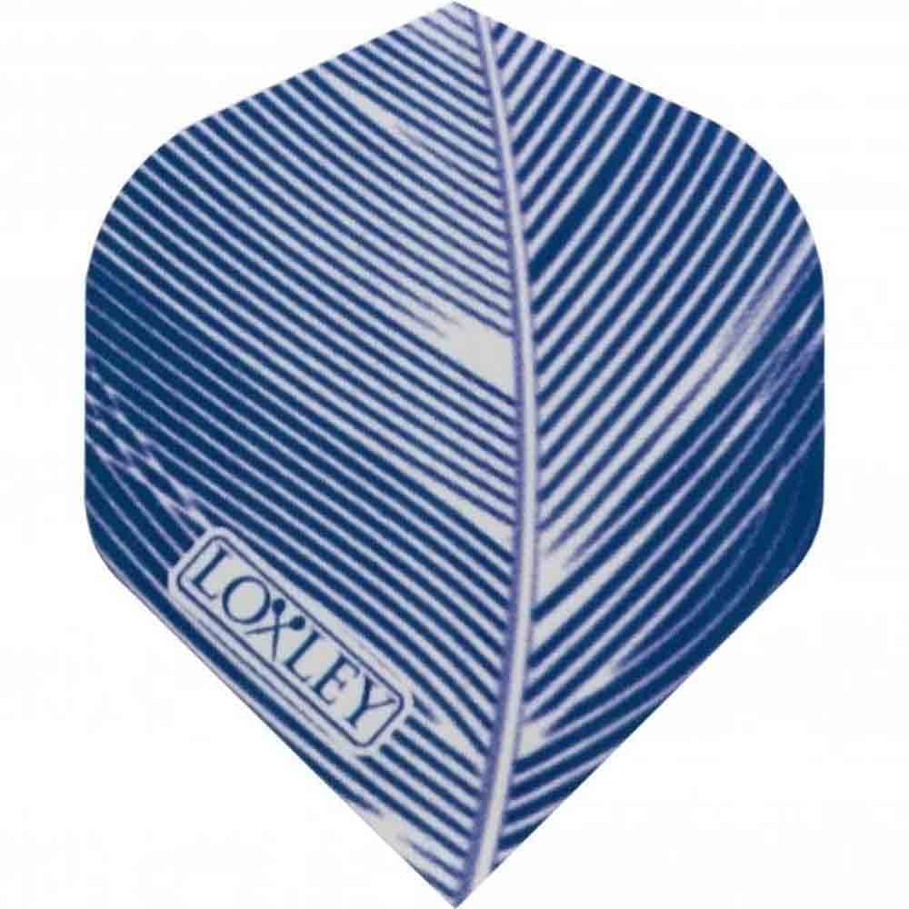 Plumas Loxley Darts Feather Azul Estandar no2