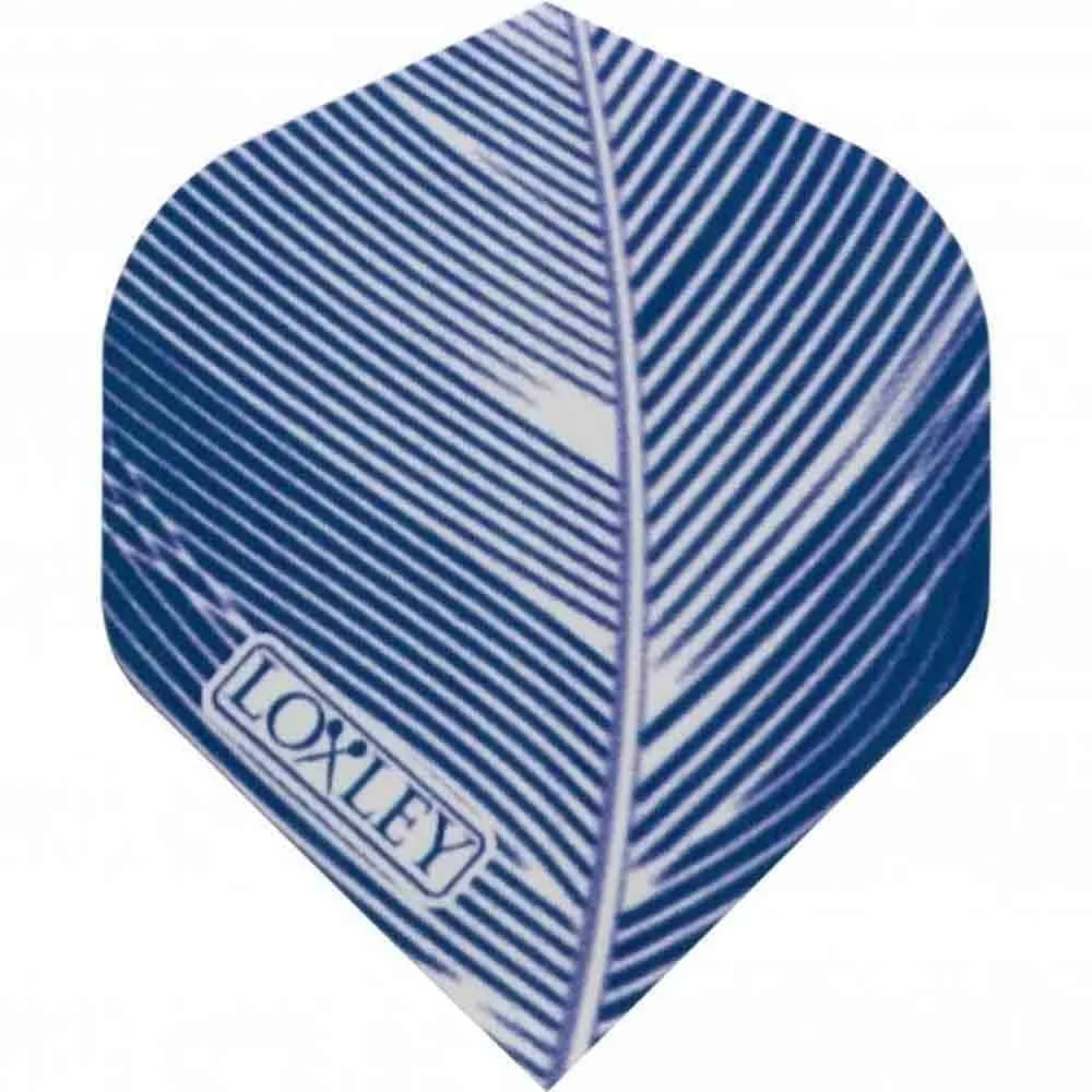 Plumas Loxley Darts Feather Azul Estandar no2