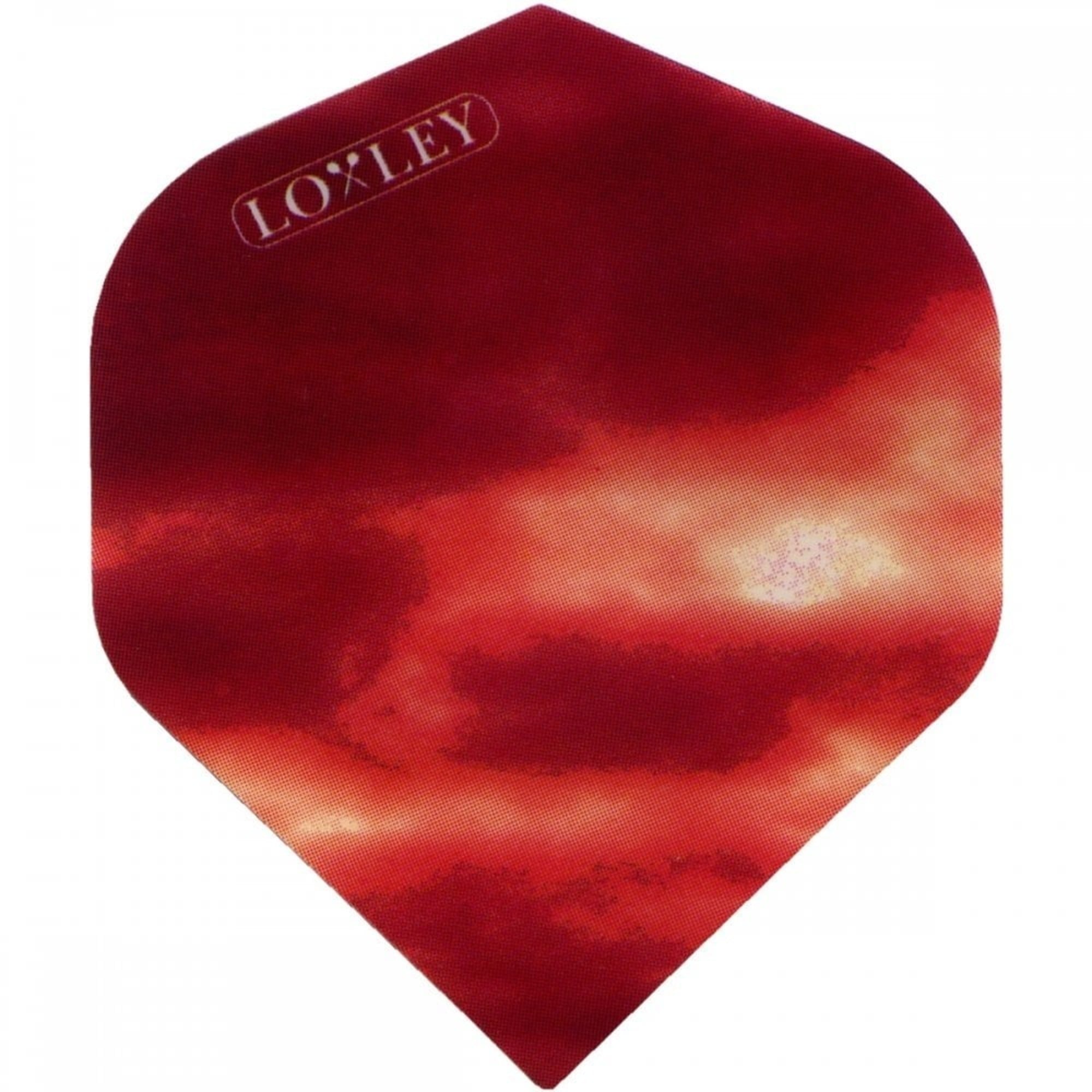 Plumas Loxley Darts Cloud Rojo Estandar no2