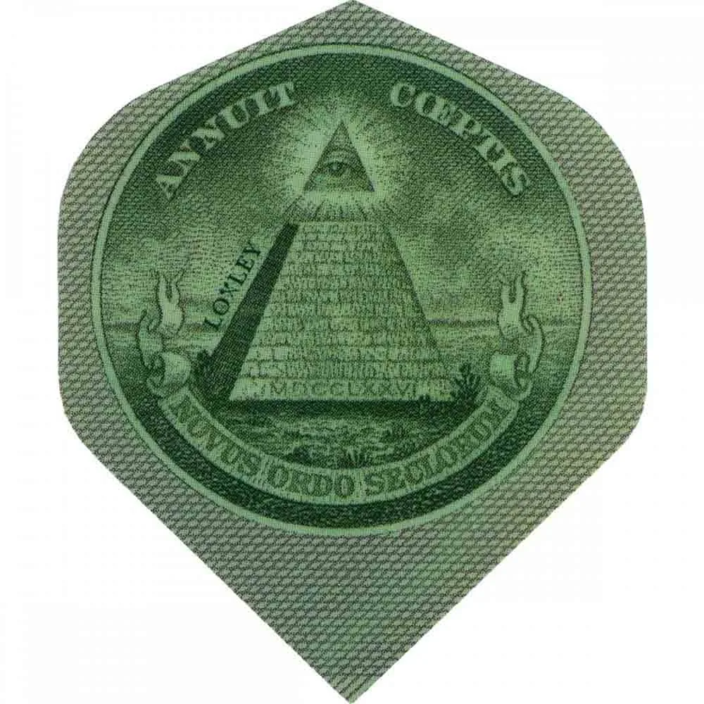 Plumas Loxley Darts Piramide Verde Estandar no2