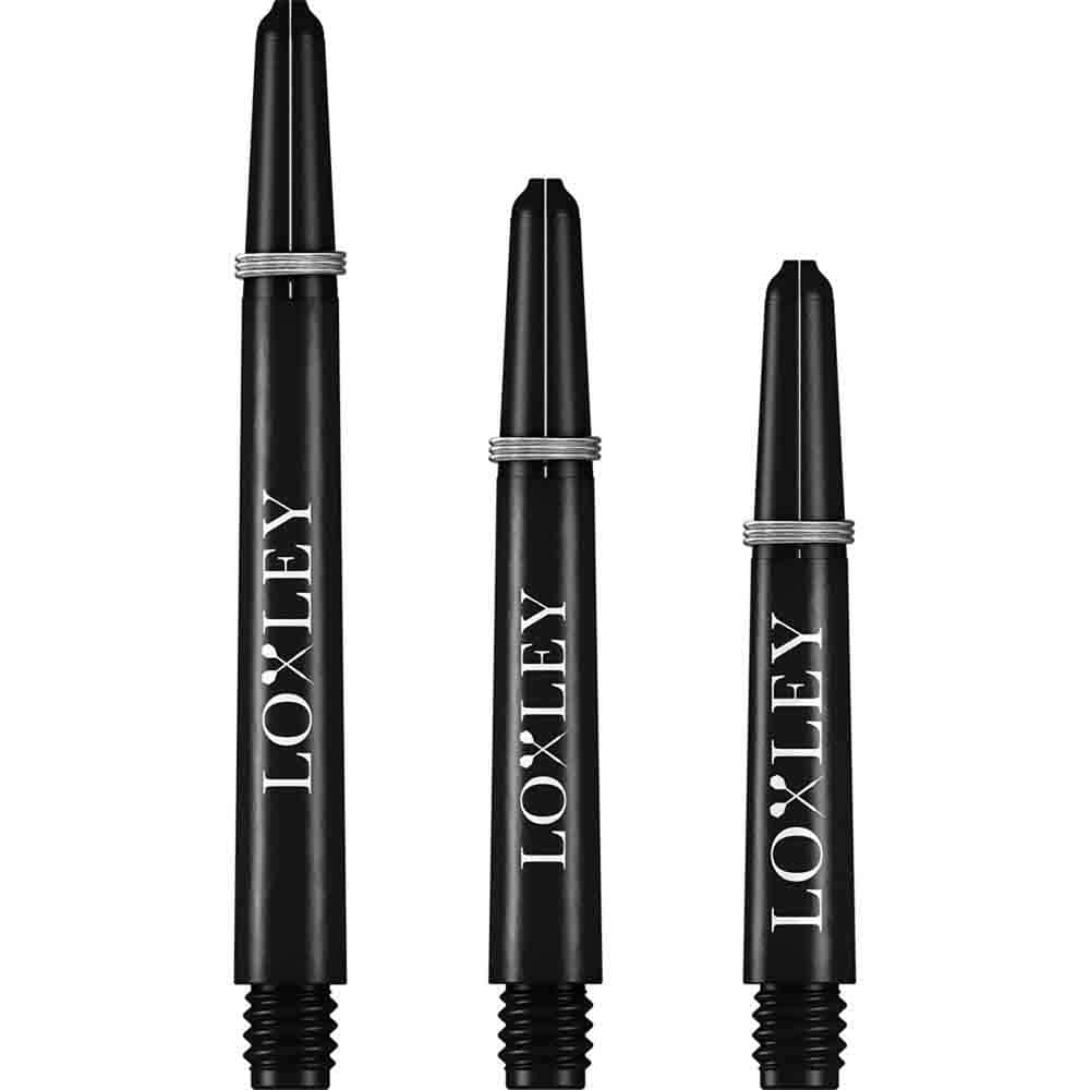 Cañas Nylon Loxley Darts Negra Larga 48mm
