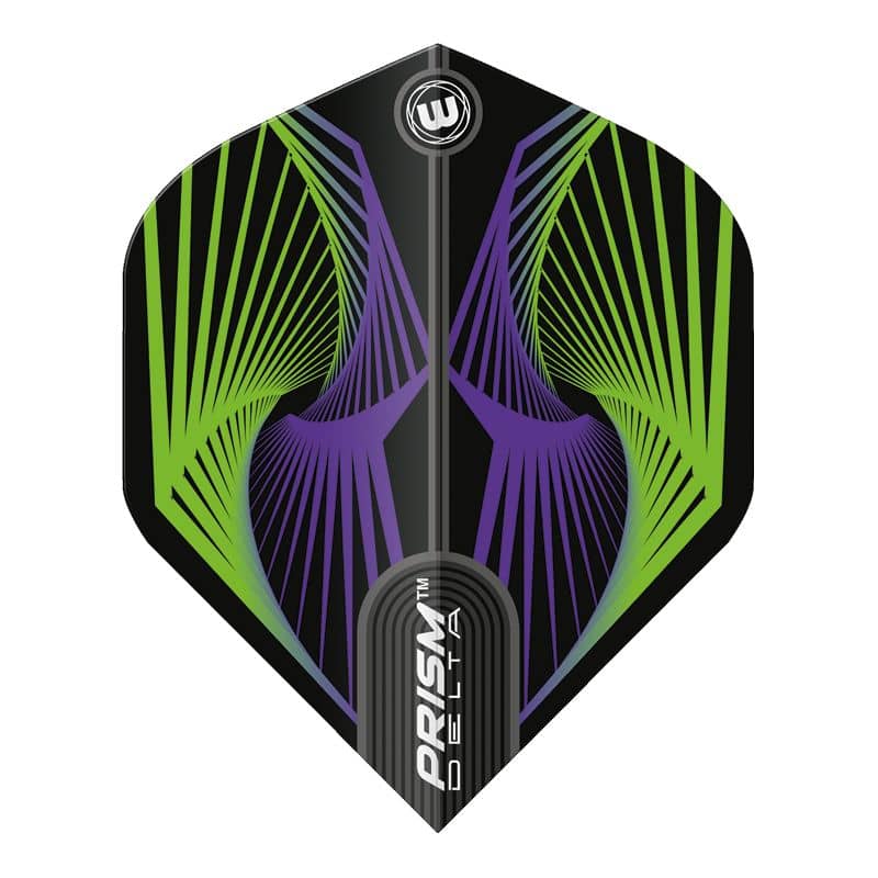 Plumas Winmau Darts Standard Prism Delta Green Purple