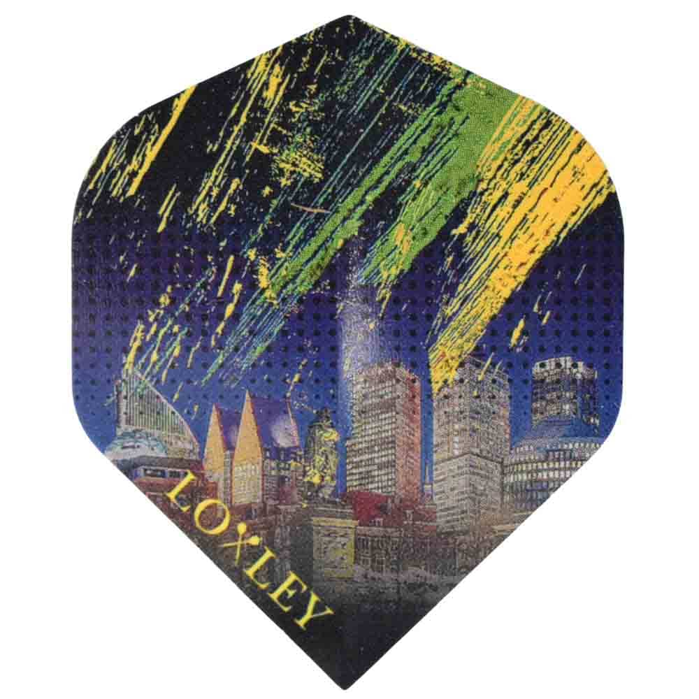 Plumas Loxley Darts City Skyline Estandar no2