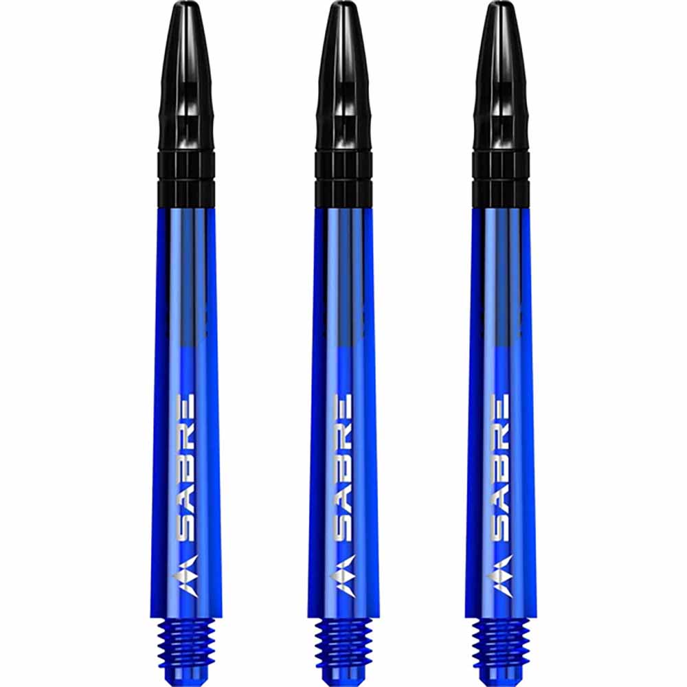 Cañas Mission Darts Sabre Polycarbonate Azul Negro Corta 34mm