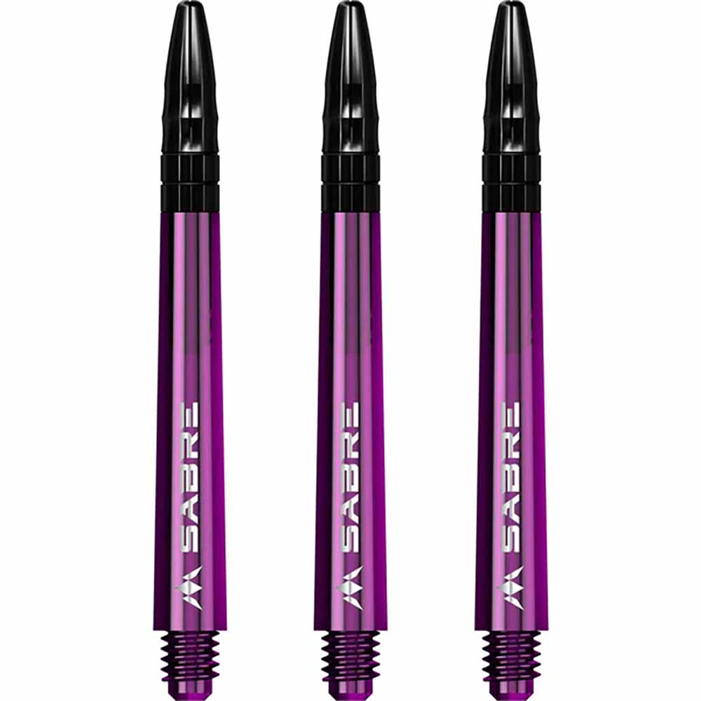 Cañas Mission Darts Sabre Polycarbonate Morado Negro Corta 34mm