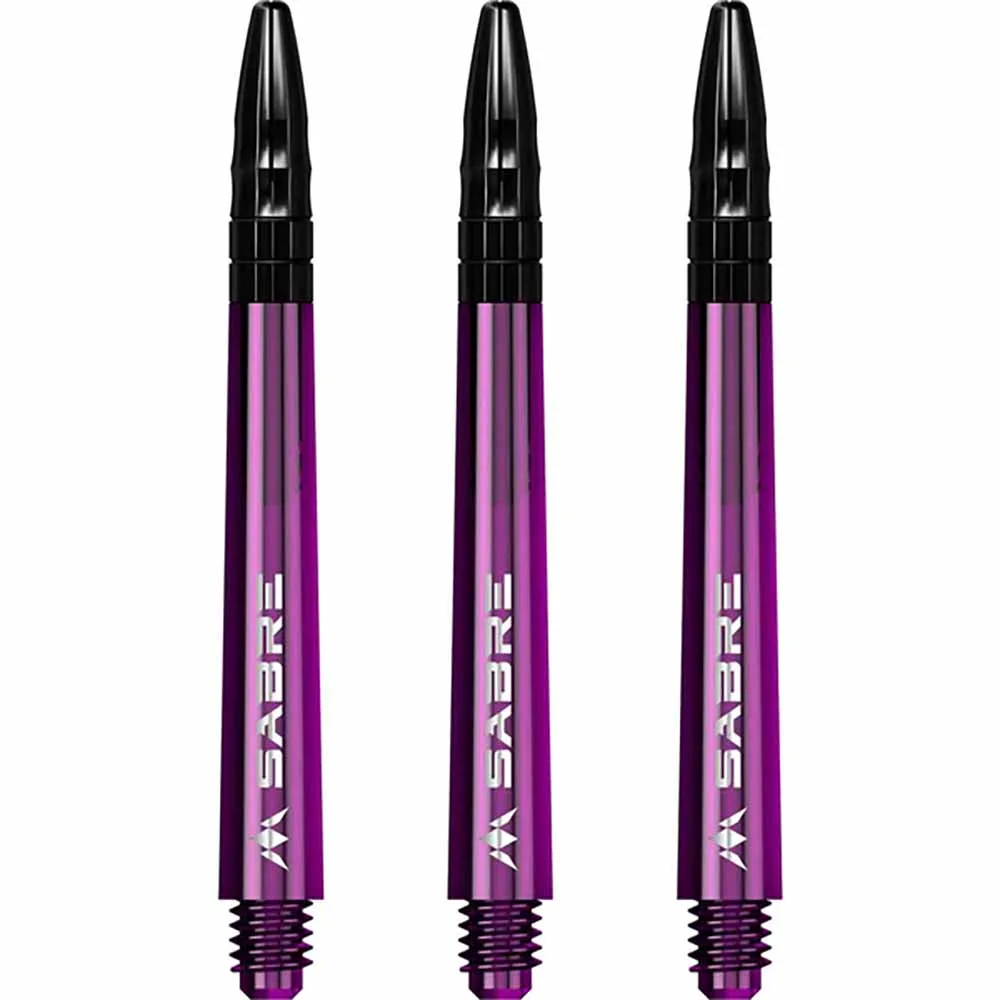 Cañas Mission Darts Sabre Polycarbonate Morado Negro Corta 34mm